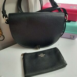 COACH/COLE HAAN "Evie" Saddle Bag 2 Pc Set